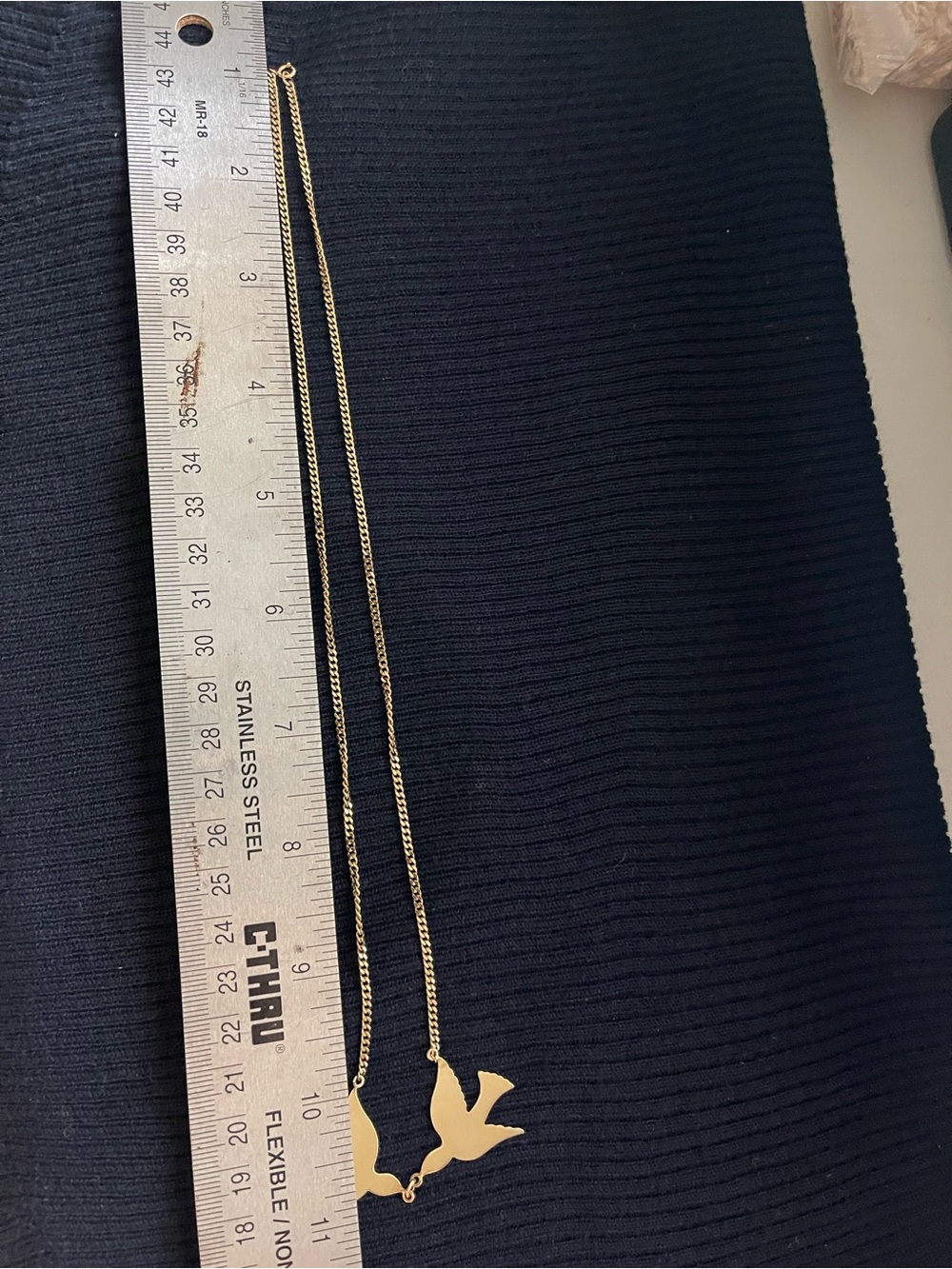 14k solid Gold Dove Pendant Necklace - Women's Jewelry